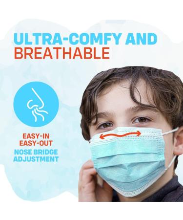 Kids & Children Face Masks - Made in Canada - 3 Layered - Level 1 - Perfect for Indoor and Outdoor use - CKDCARES Pediatric Disposable Masks - Buy Online on GoSupps.com