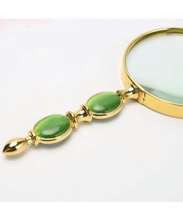 Portable Magnifier Handheld High-Definition 20 Times Old Man Reading Newspaper Reading Student Enlarent Mirror Rubber Mirror Material/Wear-Resistant Full of Stars - Buy Online on GoSupps.com