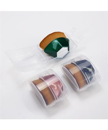 Flat Head Makeup Brush with dustproof Box with Mirror Portable Beauty Tool Box Magic Foundation Brush (Size : C) - Buy Online on GoSupps.com