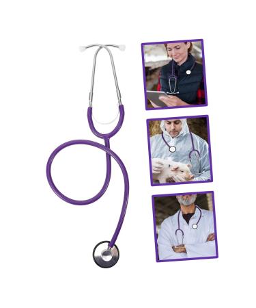 Sosoport Lightweight Livestock & Pet Stethoscope - Convenient Household Veterinary Tool in Purple Rubber - Buy Online on GoSupps.com