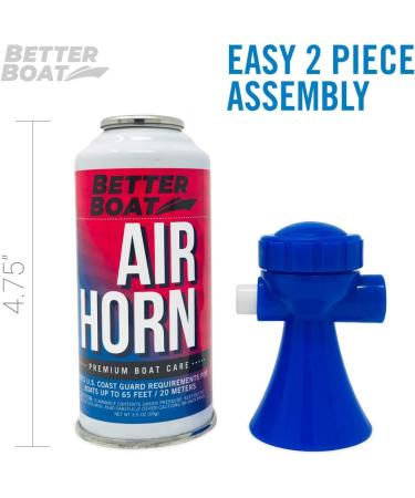Marine Grade 3.5 oz Air Horn for Boating Safety | Canned Boat Accessories - Buy Online on GoSupps.com