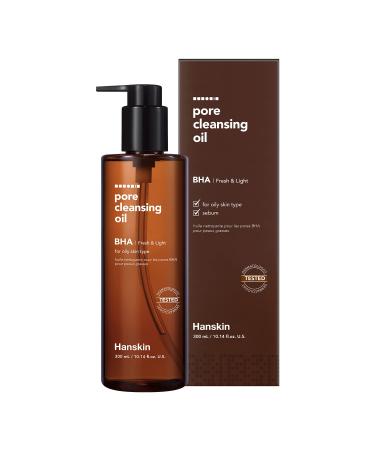 Hanskin Pore Cleansing Oil  Gentle Blackhead Cleanser and Makeup Remover for Combination and Oily Skin  BHA/10.14 oz  10.14 Fl Oz (Pack of 1)