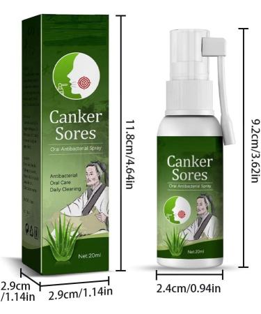 Ulcer Relief Herbal Mouth Spray 20ml - Antiviral Treatment for Canker Sores, Bad Breath, and Dry Mouth - Buy Online on GoSupps.com