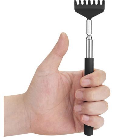Marvolia 2 Pack Back Scratchers Telescoping Metal Back Scratcher for Adults with Odorless TPR Rubber Grip - Black - Buy Online on GoSupps.com