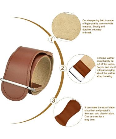 Premium 2-Sided Leather Strop for Knife Grinding - Durable Juchen Leather Ideal for Kitchen Knives - International Shipping Available - Buy Online on GoSupps.com