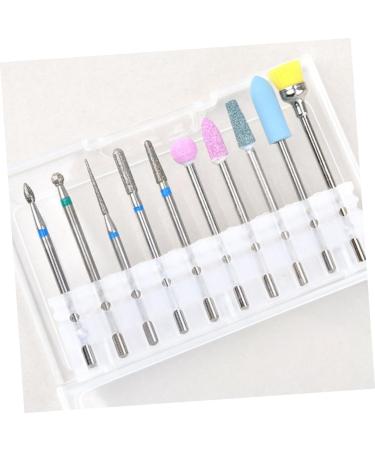 minkissy Nail Drill Kit Diamond Cuticle Nail Bits Nail Drills for Acrylic Nails Nail Drill Bits for Acrylic Nails Manicure Drill Bits Diamond Nail Drill Bit Tungsten Steel Grinding Head medium Picture 1 - Buy Online on GoSupps.com