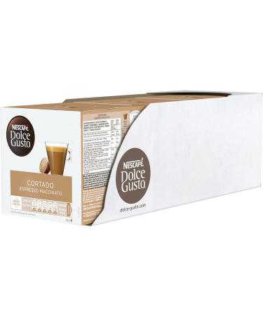 Nescafe Dolce Gusto Espresso Machiato Cortado Coffee Capsules (48 capsules 48 cups) - Buy Online on GoSupps.com