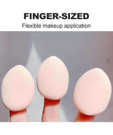 Makeup Powder Puff Cosmetic Thumb Sponge Blender Tiny Cosmetic Sponge Small Cosmetic Puff for Contouring Highlighter Or CC Cream - Buy Online on GoSupps.com