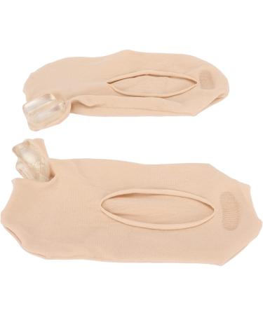 Soft Elastic Toe Separator Bunion Relief Socks - Skin Color - Buy Online on GoSupps.com