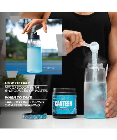 REDCON1 Canteen Hydration + Electrolytes - Strawberry Lemonade Electrolyte Drink Powder with B Vitamins & Minerals for Recovery | 30 Servings - Buy Online on GoSupps.com