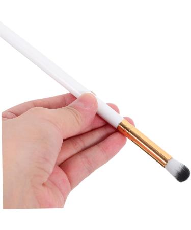 BIUDECO 10pcs Makeup Brush Concealer Brush Eye Makeup Kit Eye for Makeup Eye Makeup Tool White Wooden Handle - Buy Online on GoSupps.com