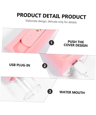 CANIGHT 1 Set Hydrating Instrument Facial Mist Spray Device Face Mini Face Humidifier Pink Abs 12X4.5X4.3cm - Buy Online on GoSupps.com