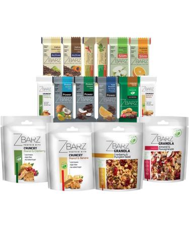  ZBARZ Zbarz Vegan Grain Protein Granola & No Added Sugar (Alammond Pomegranate 200g) - Keto Knusper Muesli Breakfast for Weight Loss and Workout - Crunchy Cereal Made from - Buy Online on GoSupps.com