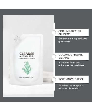  G n rique Rosemary Shampoo for Hair Growth Refreshing Smooth Shiny Hair Shampoo Oily Control Shampoo for Damaged Hair - Buy Online on GoSupps.com