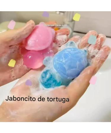 Baby & Kids Soap 4 Units Turtle Shaped Essential Oil Daily Cleaning Hand & Face Wash - Buy Online on GoSupps.com