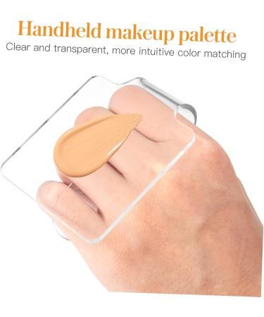  Didiseaon Didiseaon Makeup Mixing Palette Makeup Mixing Plate Mixing Tray with Spatula and Mirror Nail Art Spatula for Mixing Acrylic Nail Polish Manicure Dongle - Buy Online on GoSupps.com