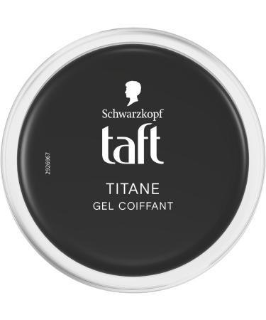 Schwarzkopf - Taft - Styling Gel Pot - Titanium Gel - Humidity Resistance - Strong Hold - Gentle on Hair - Long-Lasting Hold - No Sticky Effect - Provitamin B5 Formula - 250 ml - Buy Online on GoSupps.com