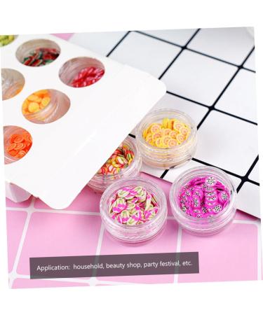 DOITOOL 72 Boxes Fruit Slice DIY Manicure Polymer Clay Cellphone Craft Slice Activator 3d Stickers Fruit Stickers 3d Polymer Slices Kit De Manicura Pendant Charm Beads Nail Accessories - Buy Online on GoSupps.com