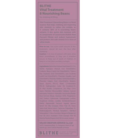 Blithe Vital Treatment 8 Nourishing Beans - 5 fl oz (150 ml) | Hydrating Skin Serum - Buy Online on GoSupps.com