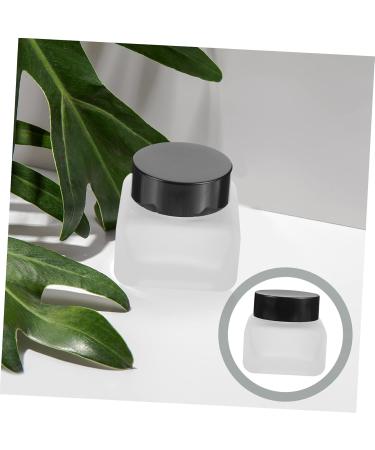 minkissy Eyeshadow Jars Sample Jars Toiletry Bottle Face Cream Jar Body Butter Jars Lotion Jar Empty Refillable Cosmetic Jars Portable Cosmetic Jar Empty Cream Jar Square Glass Travel Box - Buy Online on GoSupps.com