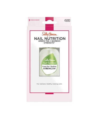 Sally Hansen Green Tea + Bamboo Nail Strengthener 0.45 oz - Nail Nutrition for Stronger Nails - Buy Online on GoSupps.com