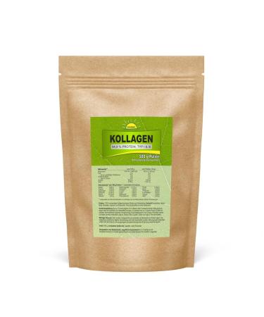Collagen (94.9% protein type I & III 18 amino acids premium quality from beef EU pasture) 500 g powder in the bag without additives bonemis