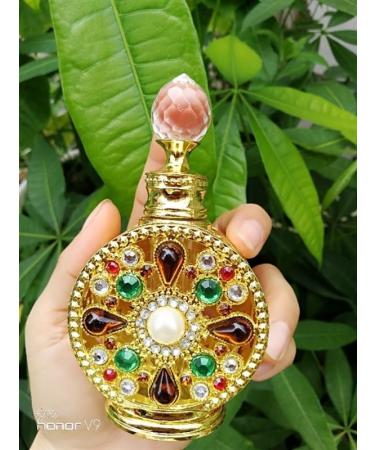 DFJOENVLDKHFE Perfume Bottle Empty Frosted Glass Essential Oil Bottle Refillable Empty Jewelry Decoration Crystal Bottle 10ml Green Diamond - Buy Online on GoSupps.com