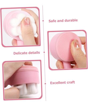 FOMIYES Double Sided Facial Scrubber - Best Exfoliator & Cleansing Brush for Women | Silicone & Soft Fur Face Brush - Buy Online on GoSupps.com