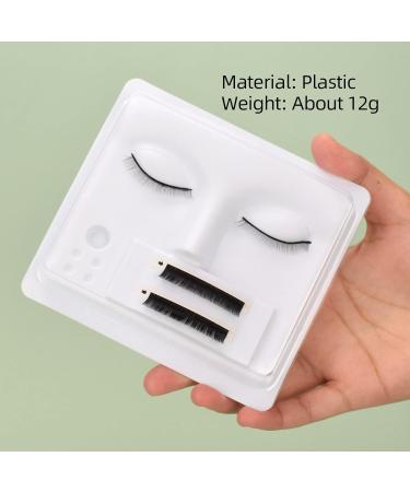  ATOMUS ATOMUS Face Eyelash Extensions Set 5pcs Practice Tray with 1pc Bracket 50pcs Glue Holder Eyelash Extension Exercise Face Set - Buy Online on GoSupps.com