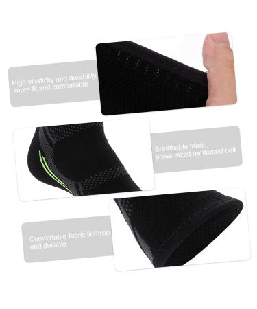 FRCOLOR Ankle Support Brace - Protective Gear for Sprained Ankles | Sports & Fitness Ankle Sleeves | Comfortable Spandex | Black - Buy Online on GoSupps.com