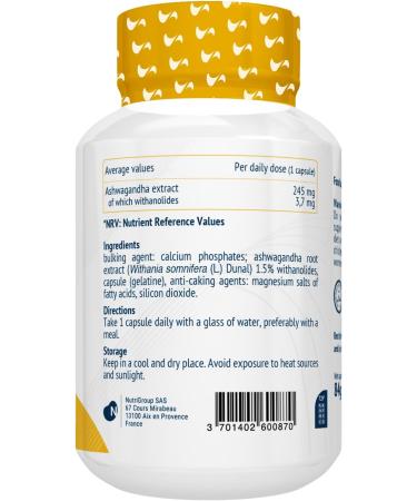 OPTIGURA - Ashwagandha - Ultra Dosed Formula in Ashwagandha Extract - 90 Capsules - Buy Online on GoSupps.com