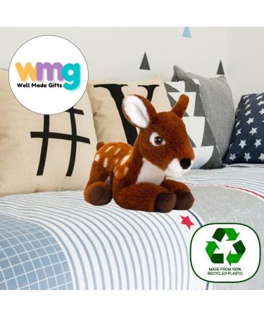 Deluxe Paws Eco-Friendly Deer Toy | 100% Recycled Plush | Sustainable Pet Plaything - Buy Online on GoSupps.com