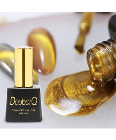15ml Spar Cat Eye Gel Nail Polish Cat Eye Gold Silver Hybrid Healthy Gel for Manicure Uv Top Base Bling Gel - (Color: Gold) - Buy Online on GoSupps.com