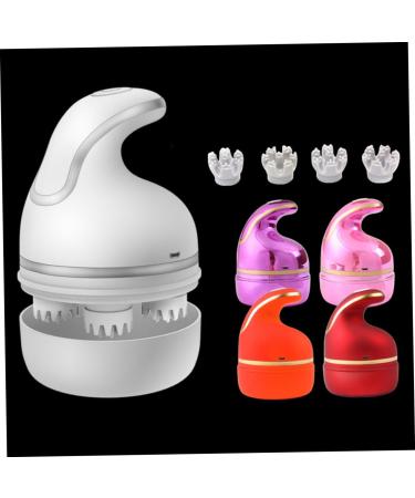 FRCOLOR 2 Pcs Electric Head Massage Brush & Scalp Massager - Relaxing White Pet Massager for International Shipping - Buy Online on GoSupps.com