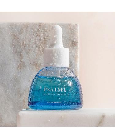 Psalm 1 Nourishing Face Oil | 100% Organic German Blue Chamomile Juniper Berry & Lavender | All Natural for Sensitive Skin | Cruelty-Free 30ml - Buy Online on GoSupps.com