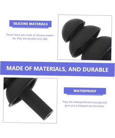 Beaupretty Noise Cancelling Ear Plugs - 2 Pairs Silicone Swimming & Travel Ear Protection - Soft Noise Reduction for Motorcycles - Light Grey - Buy Online on GoSupps.com
