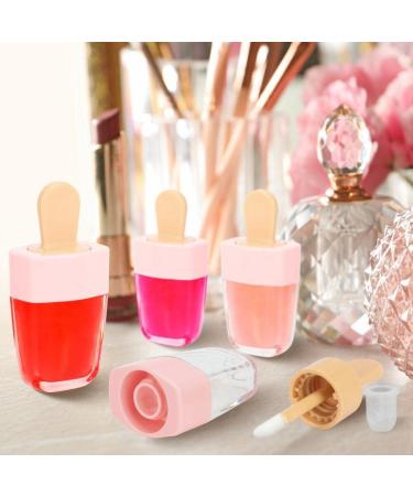vepoty Lip Gloss Tubes 5pcs Ice Shape Lip Balm Containers Refillable Diy Cosmetic Lipstick Samples Dispenser Bottle - Buy Online on GoSupps.com