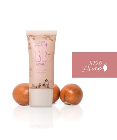 100% Pure BB Cream Shade 20 Aglow - Full Coverage All-In-One Makeup for Youthful Glow - Vegan, 1 Fl Oz - Buy Online on GoSupps.com