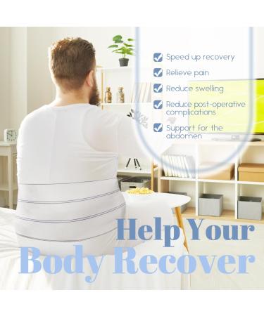 9-Inch Abdominal Binder for Women | Hysterectomy & Postpartum Recovery | Adjustable Belly Band & Hernia Belt (30 -45 ) | 3 Panel Support - Buy Online on GoSupps.com