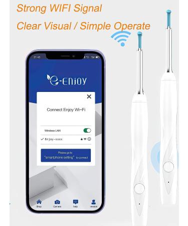 Wireless Ear Wax Removal Endoscope | 1080P FHD Camera | 6 LED Lights | iPhone, iPad, Android | Safely Remove Earwax - Buy Online on GoSupps.com