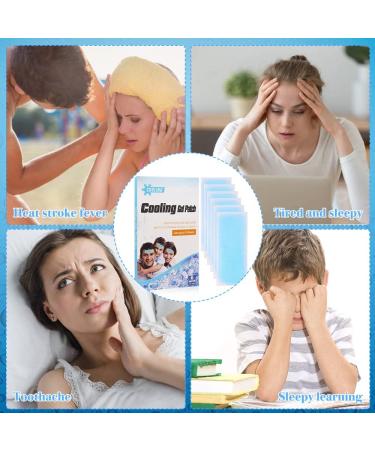Horuili Gel Cooling Plasters - 5 Ice-Cold Hydrogel Pads for Instant Relief | Cooling & Refreshing Compress for Adults & Children - Buy Online on GoSupps.com