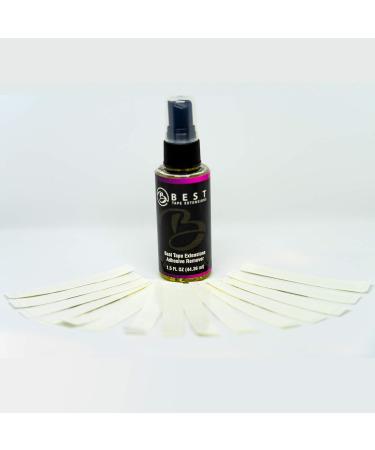 Hair Extensions Re-Tape Kit - 15 No Shine Tape Strips & C-22 Citrus Solvent Spray for Wigs & Hair Systems - Gentle on Skin - Buy Online on GoSupps.com