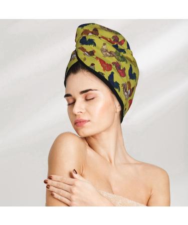 Super Absorbent Microfiber Hair Towel Wrap for Women - Quick Dry Coral Velvet Cap for Long Curly & Thick Hair - Buy Online on GoSupps.com