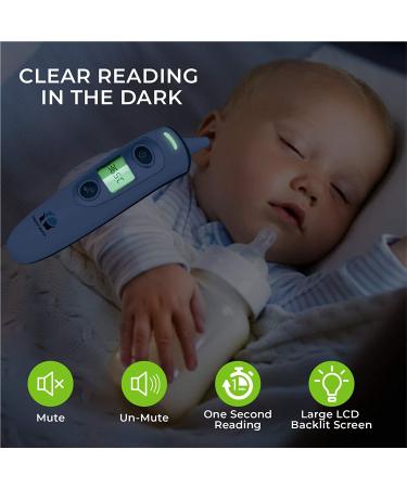 Shop Paryvara Digital Forehead and Ear Thermometer - Medical Grade Accuracy - Buy Online on GoSupps.com
