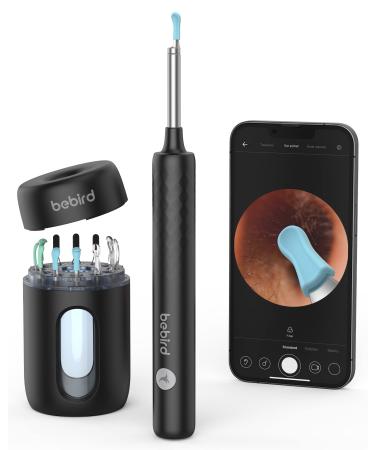 Ear Wax Removal Earwax Removal Tool with Ear Set Ear Cleaner with Camera Earwax Removal Kit with Light Ear Camera with 6 Ear Spoon Ear Cleaner for iOS & Android