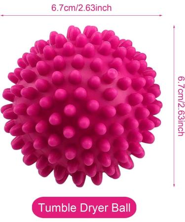 Set of 4 Reusable Eco-Friendly Dryer Tumble Balls for Safe & Efficient Laundry - Non-Melt Material, Assorted Colors - Buy Online on GoSupps.com