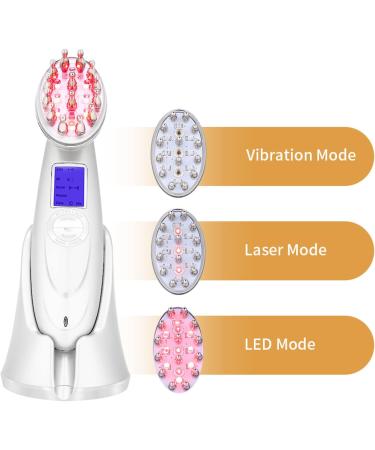 Anti Hair Loss Comb Laser Hair Growth Comb Anti Hair Loss Massager Stimulating Hair Follicle Regulating Oil Secretion Promoting Scalp Health - Buy Online on GoSupps.com
