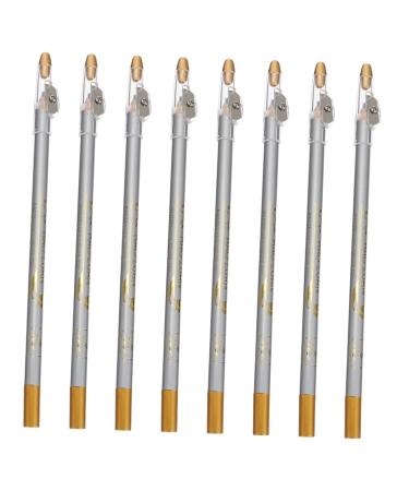 FOMIYES 8pcs -in- Eyeliner with Pencils Makeup Pencil Eyebrow Strokes Pen Brighten Tool Girls Women