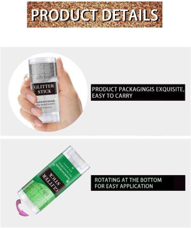  MKNZOME Glitter Body Gel 3 Colors Glitter Liquid Eyeshadow Face Hair Lip Nail Halloween Makeup Accessories - Buy Online on GoSupps.com