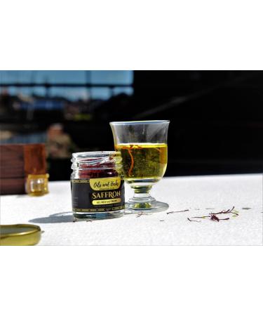 Oils and Herbs UK Extra Strong Pure Saffron - Original Kashmiri Red Threads - 3g Pack - Elevate Your Dishes with Luxury and Flavor - Buy Online on GoSupps.com